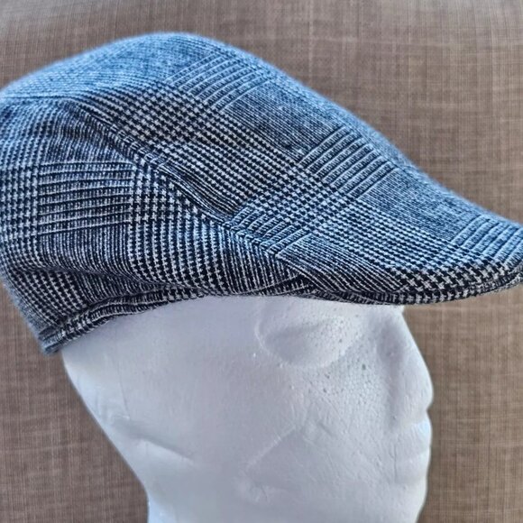 Men Hat Gatsby Gray Cap Hat Newsboy Hat Size 58 New - Picture 2 of 12